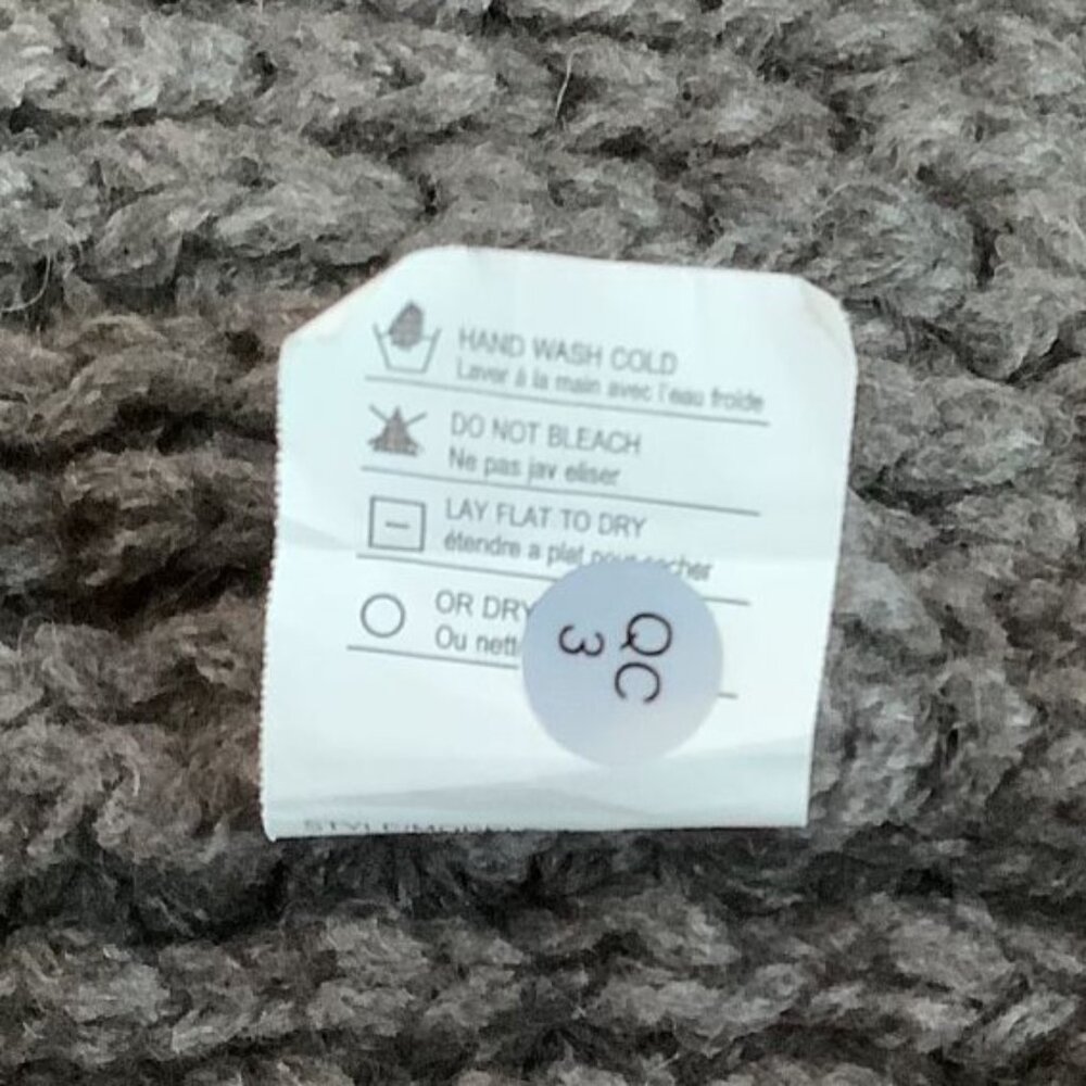 Chunky Knit Open Front Shawl Collar Cardigan Sweater Coat In Taupe Petite S - Picture 10 of 10